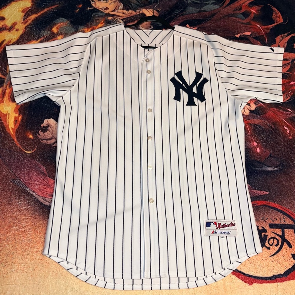 Majestic Authentic Randy Johnson New York Yankees Jersey